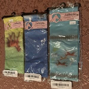 Three pair Inkstables equestrian socks